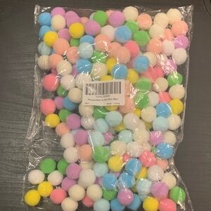 Colorful Craft Pom Poms